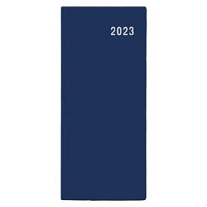 Monthly pocket Diary 2023 Bozka PVC - Blue