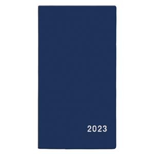 Monthly pocket Diary 2023 Frantiska PVC - Blue