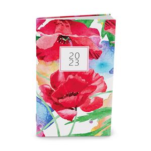 Monthly pocket Diary 2023 Marika Lamino - Poppies