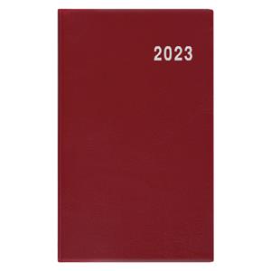 Monthly pocket Diary 2023 Marika PVC - Burgundy