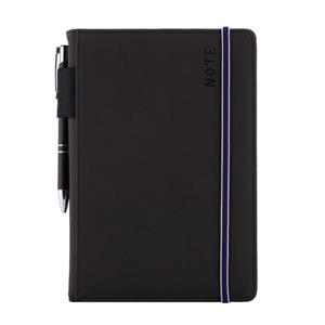 Note AMOS A5 Lined - black/blue