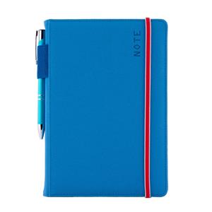 Note AMOS A5 Lined - blue/red