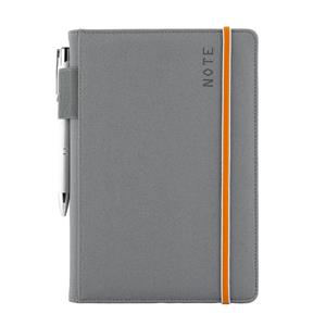 Note AMOS A5 Lined - grey/orange