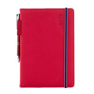 Note AMOS A5 Lined - red/blue