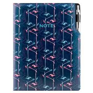 Note DESIGN A4 dotted - blue - Flamingo