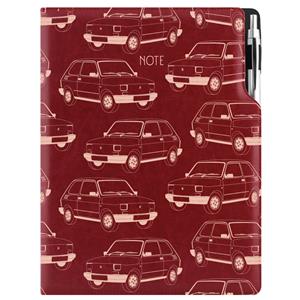 Note DESIGN A4 Dotted - burgundy - Maluch