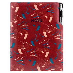 Note DESIGN A4 dotted - claret - crane
