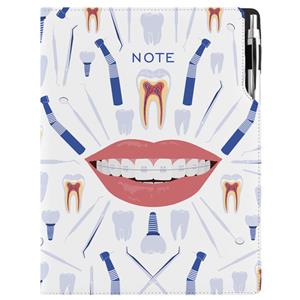 Note DESIGN A4 Dotted - white - Dentist