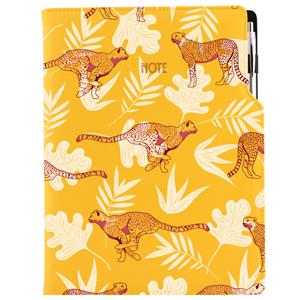 Note DESIGN A4 Dotted - yellow - Cheetah
