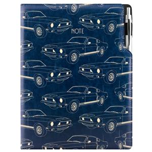 Note DESIGN A4 Lined - blue - Mustang