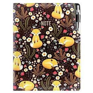 Note DESIGN A4 Squared - black - Fox