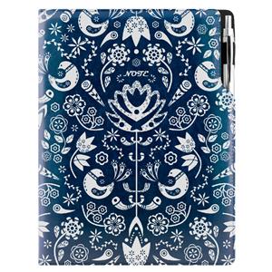Note DESIGN A4 Squared - blue - Folk