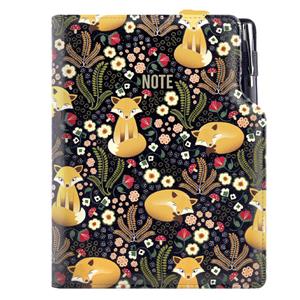 Note DESIGN A5 dotted - black - Fox