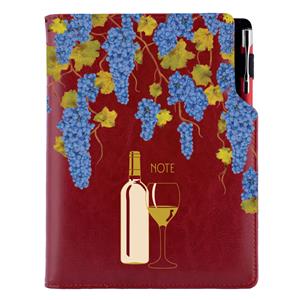 Note DESIGN A5 dotted - burgundy - Wine