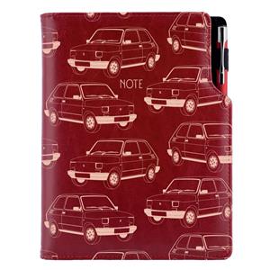 Note DESIGN A5 Squared - burgundy - Maluch