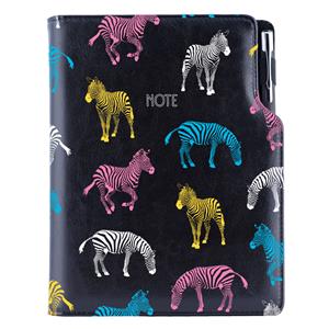 Note DESIGN A5 Unlined - black - Zebra