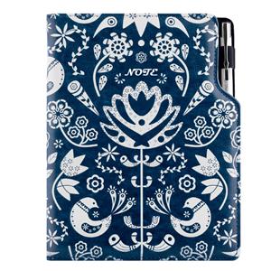 Note DESIGN B5 dotted - blue - Folk