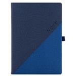 Note DIEGO A4 Lined - blue/dark blue