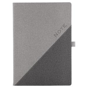 Note DIEGO A4 Lined - grey/dark grey