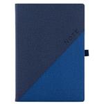 Note DIEGO A4 Squared- blue/dark blue