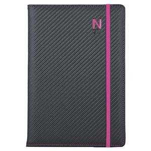 Note ELASTIC A5 dotted - grafit /magenta