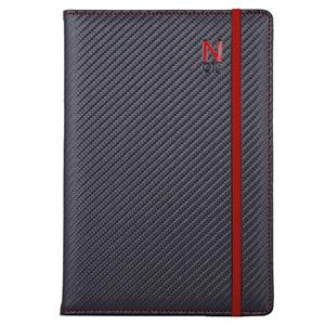 Note ELASTIC A5 dotted - grafit /red