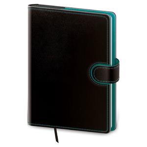 Note Flip A5 Dotted - black/kerosene