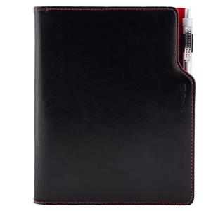 Note GEP A4 Lined - black/red velvet