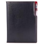 Note GEP A4 Unlined - black/red velvet