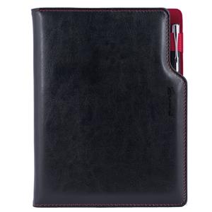 Note GEP A5 Unlined - black/red velvet