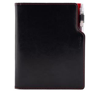 Note GEP B5 dotted - black/red velvet