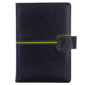 Note MAGNETIC A5 Lined - black/green