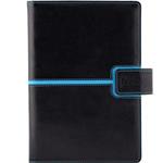 Note MAGNETIC A5 Lined - black/turquiose