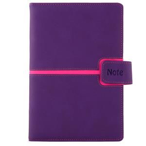 Note MAGNETIC A5 Lined - purple/pink