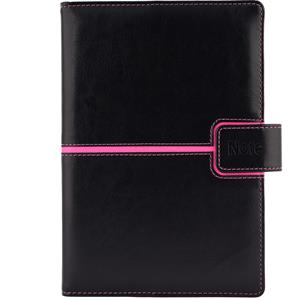 Note MAGNETIC B6 Lined - black/pink