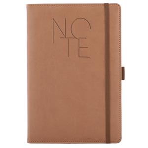 Note POLY A5 lined - brown