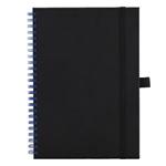 Note SIMPLY A5 Lined - black/blue twin wire