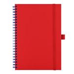 Note SIMPLY A5 Lined - red/blue twin wire