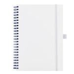 Note SIMPLY A5 Lined - white/blue twin wire