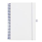 Note SIMPLY A5 Lined - white/blue twin wire