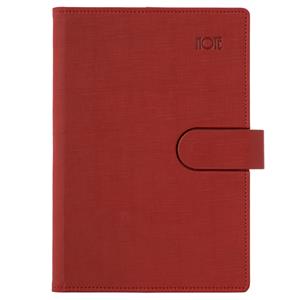 Note SPLIT B6 Unlined - red