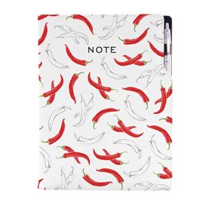 Notes DESIGN A4 Lined - Chilli