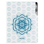 Notes DESIGN A4 Unlined - Mandala blue