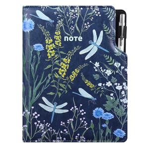 Notes DESIGN A5 Unlined - blue dragonflies