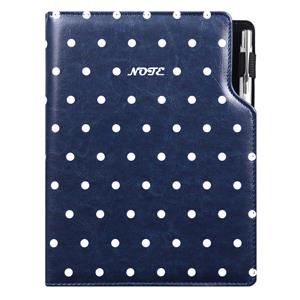 Notes DESIGN A5 Unlined - blue polka dots
