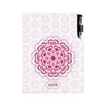 Notes DESIGN A5 Unlined - Mandala red