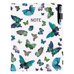 Notes DESIGN B5 Unlined - Blue Butterfly