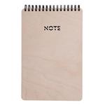 Notes TOP WOOD A5 vertical wooden birch - lined twin wire