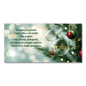 Novoročenka SK 2026 - zelené jehličí