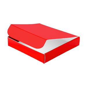 Paper box closing typ 5 glued 150x180 matt - red